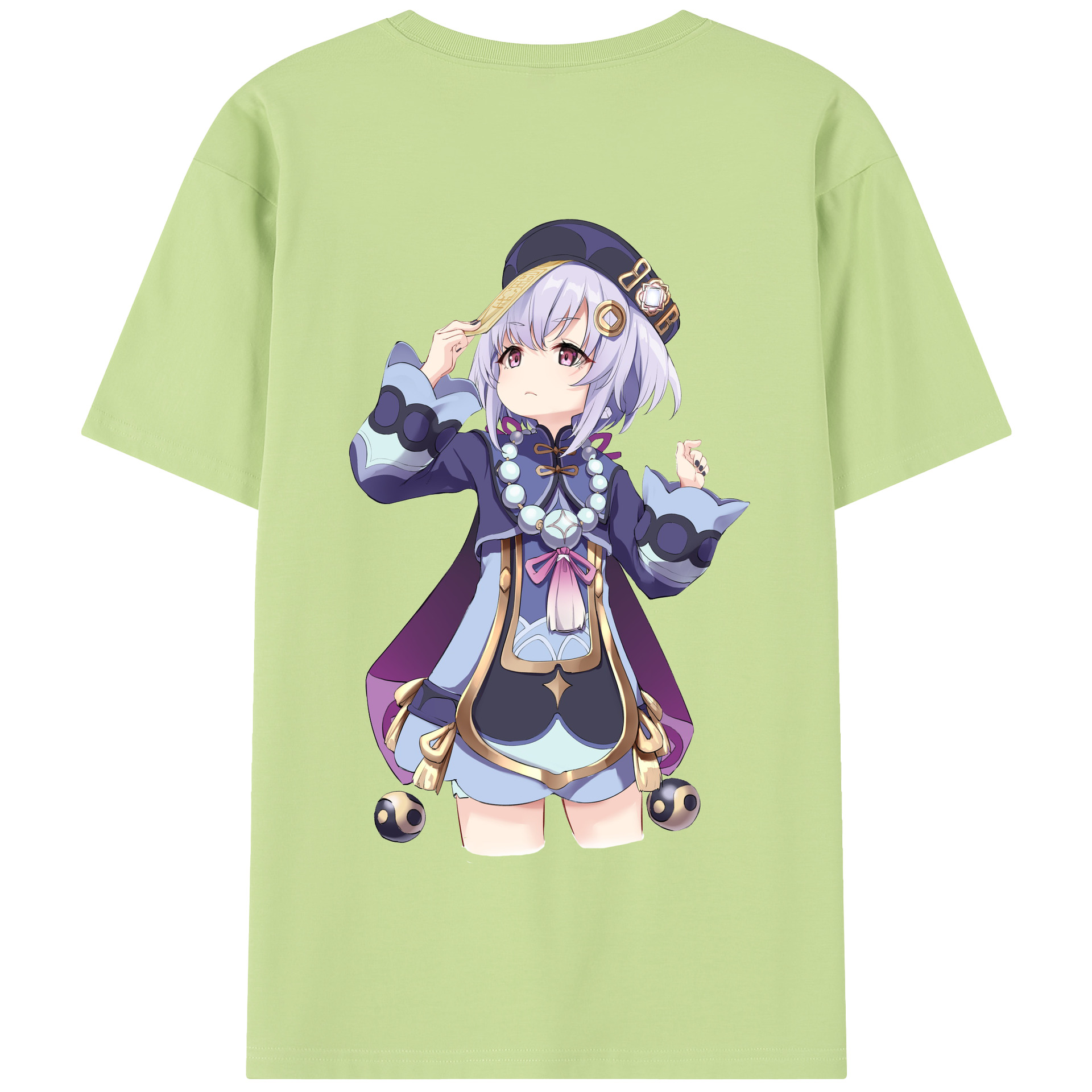 げんし神 七七 なな  genshin Nana 綿100％半袖Tシャツ（背面プリント）